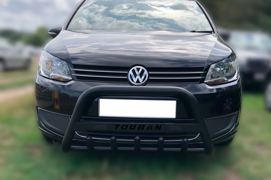 Volkswagen Touran 2003–2010 Frontbåge WT004 Black (rostfritt stål) Image