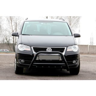 Frontbåge WT003 Black (rostfritt) Volkswagen Touran 2003–2010 foto 2