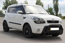 Kia Soul I 2008–2013 Frontbåge WT004 Black (rostfritt stål) foto 2