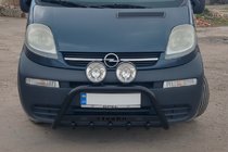 Opel Vivaro 2001–2015 Frontbåge WT004 Black (rostfritt stål) foto 1