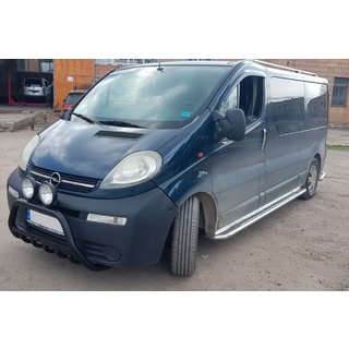 Frontbåge WT004 Black (rostfritt stål) Opel Vivaro 2001–2015 foto 2