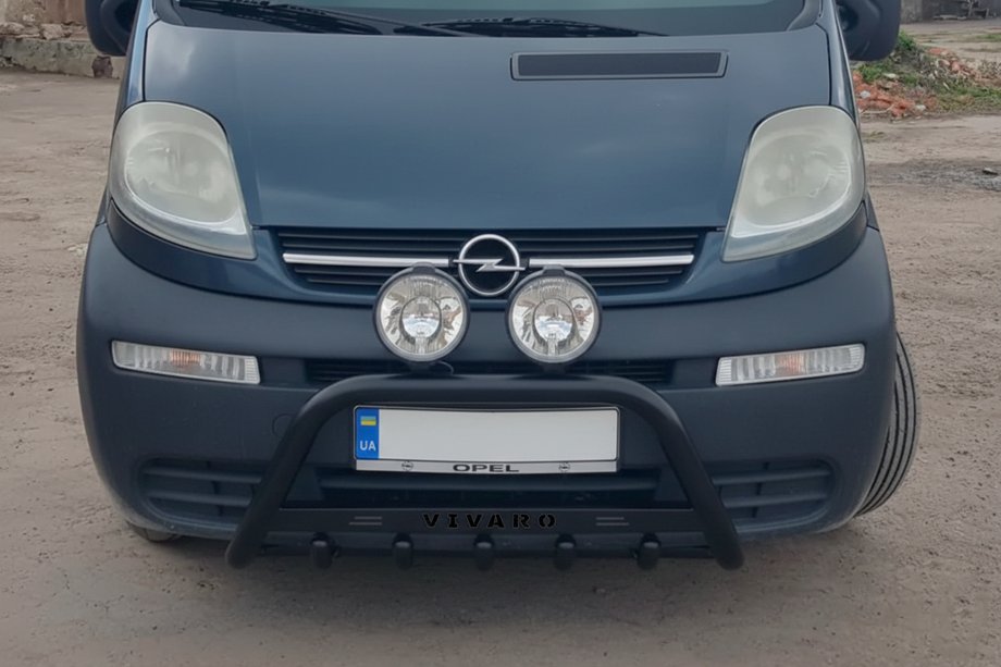 Opel Vivaro 2001–2015 Frontbåge WT004 Black (rostfritt stål) Image