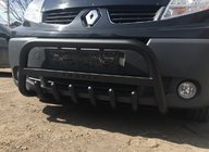 Renault Trafic 2001–2015 Frontbåge WT004 Black (rostfritt stål) foto 5