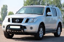 Nissan Navara 2006–2015 Kängurubåge WT008 Black (rostfritt stål) foto 1