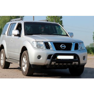 Kängurubåge WT008 Black (rostfritt stål) Nissan Navara 2006–2015 foto 3