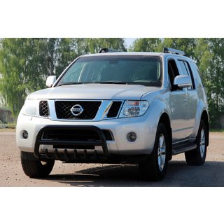 Kängurubåge WT008 Black (rostfritt stål) Nissan Navara 2006–2015 foto 4