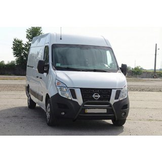 Kängurubåge WT018 Black (rostfritt stål) Opel Movano 2010–2021 foto 1