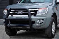 Ford Ranger 2011–2022 Frontskydd WT018 Black (rostfritt stål) foto 3