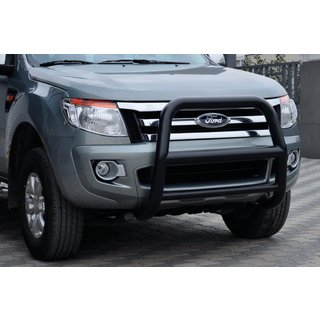 Frontskydd WT018 Black (rostfritt stål) Ford Ranger 2011–2022 foto 1