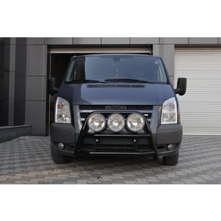 Frontbåge WT018 Black (2006-2014, rostfritt stål) Ford Transit 2000–2014 foto 1