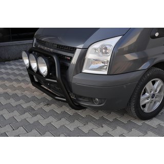 Frontbåge WT018 Black (2006-2014, rostfritt stål) Ford Transit 2000–2014 foto 3