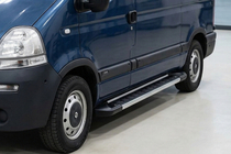 Renault Master 1998–2010 Sidosteg RedLine V1 (2 st, aluminium) foto 1