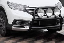 Honda CRV 2012–2016 Frontskydd WT018 Black (rostfritt stål) foto 1