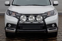 Honda CRV 2012–2016 Frontskydd WT018 Black (rostfritt stål) foto 4