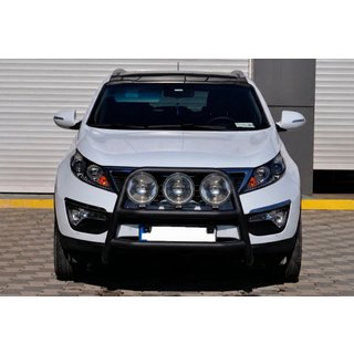Kängurubåge WT018 Black (rostfritt stål) Kia Sportage 2010–2015 foto 1