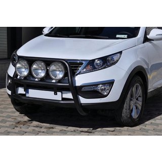 Kängurubåge WT018 Black (rostfritt stål) Kia Sportage 2010–2015 foto 3