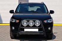 Mitsubishi Outlander 2006–2012 Kängurubåge WT018 Black (rostfritt stål) foto 1