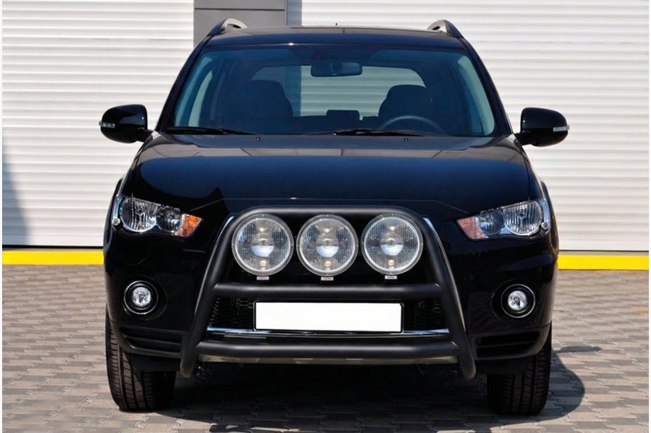 Mitsubishi Outlander 2006–2012 Kängurubåge WT018 Black (rostfritt stål) Image