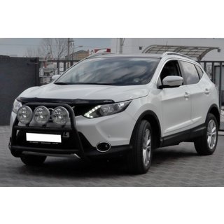 Frontbåge WT018 Black (rostfritt stål) Nissan Qashqai 2014–2021 foto 1
