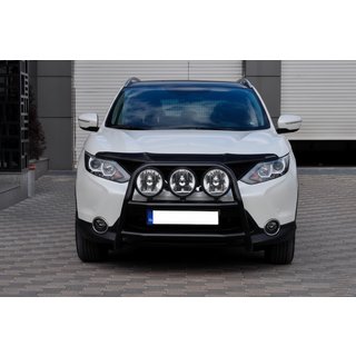 Frontbåge WT018 Black (rostfritt stål) Nissan Qashqai 2014–2021 foto 2