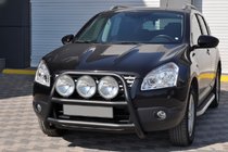Nissan Qashqai 2007–2010 Kängurubåge WT018 Black (rostfritt stål) foto 3
