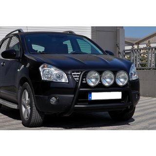 Kängurubåge WT018 Black (rostfritt stål) Nissan Qashqai 2007–2010 foto 2