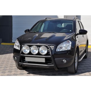 Kängurubåge WT018 Black (rostfritt stål) Nissan Qashqai 2007–2010 foto 3