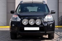 Nissan X-trail T31 2007–2014 Frontbåge WT018 Black (rostfritt stål) foto 1