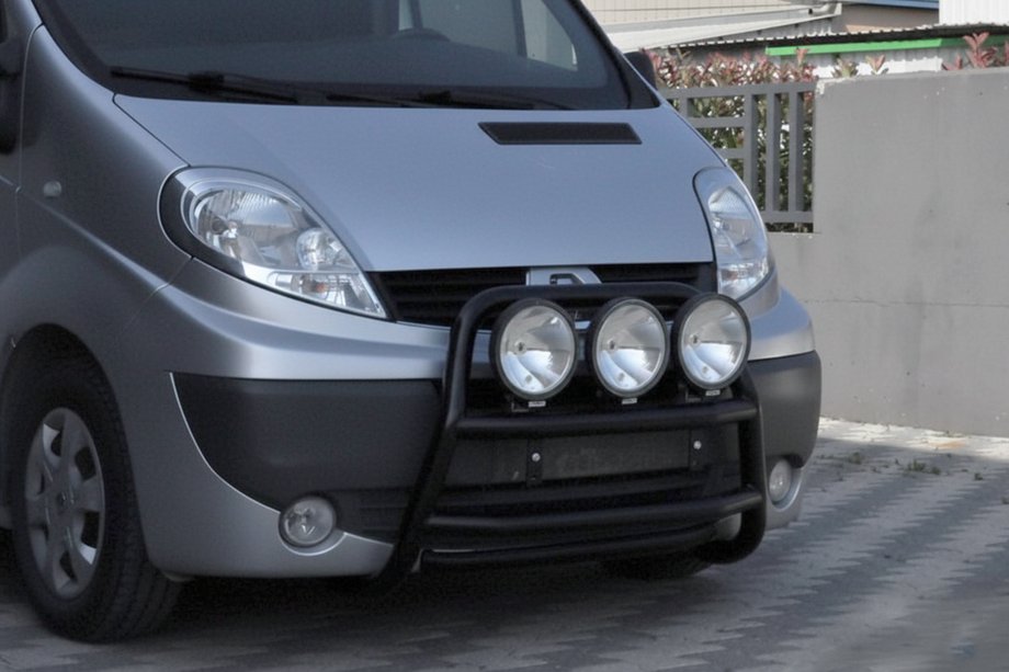 Renault Trafic 2001–2015 Kängurubåge WT018 Black (rostfritt stål) Image