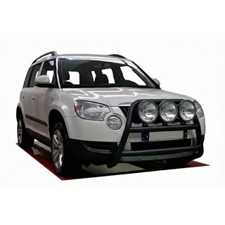 Kängurubåge WT018 Black (rostfritt stål) Skoda Yeti 2009–2017 foto 1