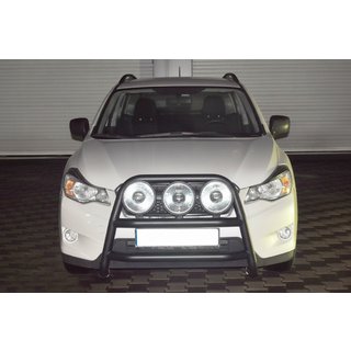 Kängurubåge WT018 Black (rostfritt stål) Subaru XV 2011–2017 foto 1
