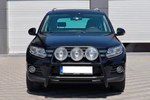Volkswagen Tiguan 2007–2016 Frontbåge WT018 Black (rostfritt stål) foto 2
