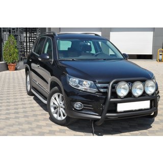 Frontbåge WT018 Black (rostfritt stål) Volkswagen Tiguan 2007–2016 foto 3