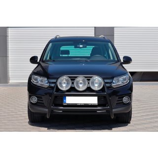 Frontbåge WT018 Black (rostfritt stål) Volkswagen Tiguan 2007–2016 foto 2
