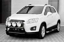 Chevrolet Trax 2012–2023 Frontbåge WT018 Black (rostfritt stål) foto 4