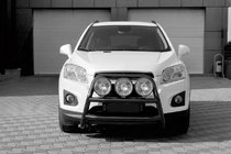 Chevrolet Trax 2012–2023 Frontbåge WT018 Black (rostfritt stål) foto 2