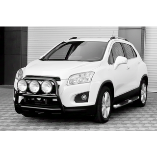 Frontbåge WT018 Black (rostfritt stål) Chevrolet Trax 2012–2023 foto 4
