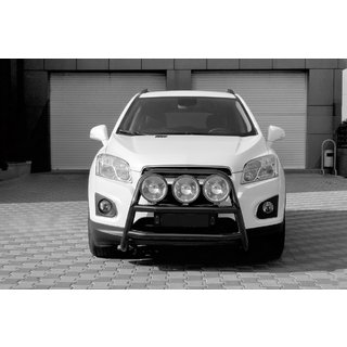 Frontbåge WT018 Black (rostfritt stål) Chevrolet Trax 2012–2023 foto 2