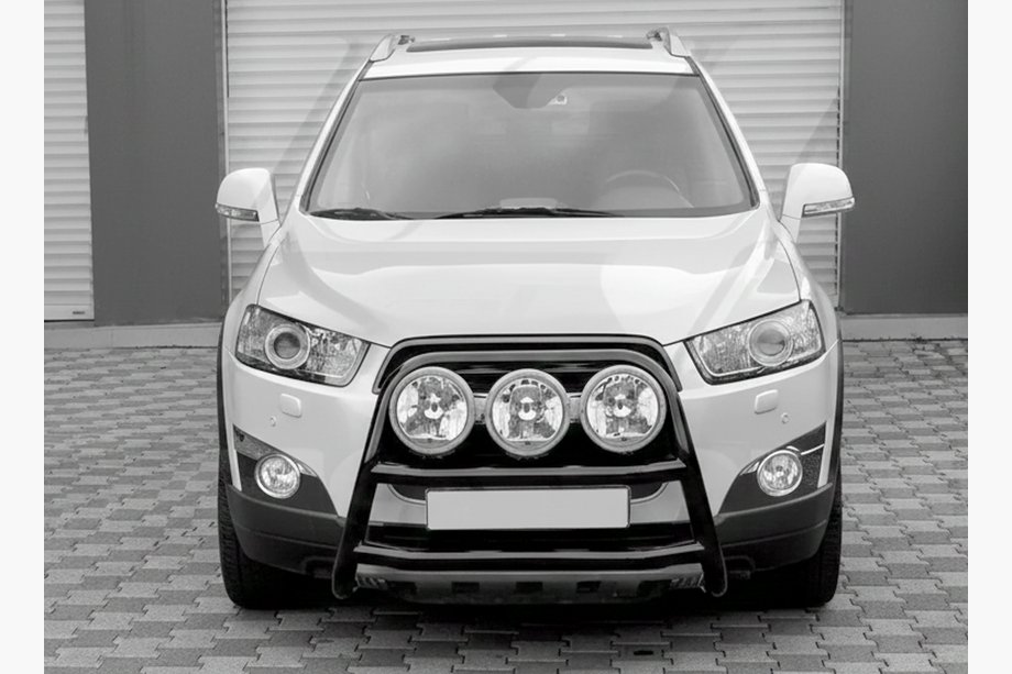 Chevrolet Trax 2012–2023 Frontbåge WT018 Black (rostfritt stål) Image