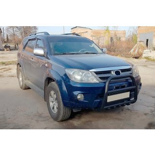 Frontbåge F12-11 Black (rostfritt stål) Toyota Fortuner 2006–2015 foto 2