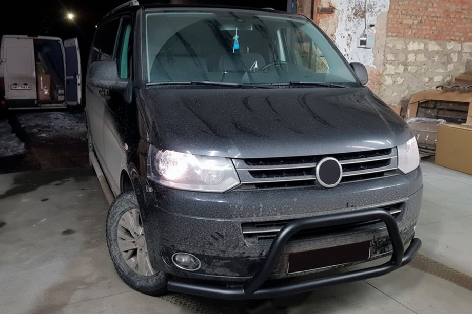 Volkswagen T5 2010–2015 Kängurubåge WT006ST Black (rostfritt stål) Image