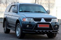 Mitsubishi Pajero Sport 1996–2007 Frontbåge ST015WT Black (rostfritt stål) foto 3