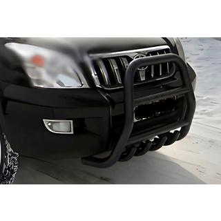Hög frontbåge Black (rostfritt stål) Toyota Land Cruiser Prado 120 2002–2009