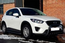 Mazda CX-5 2012–2017 Frontbåge WT021 Black (rostfritt stål) foto 1