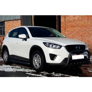 Frontbåge WT021 Black (rostfritt stål) Mazda CX-5 2012–2017 foto 1