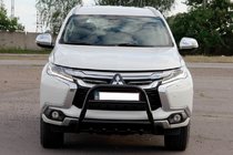 Mitsubishi Pajero Sport 2015– Kängurubåge WT008 Black (rostfritt stål) foto 1