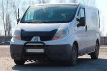 Renault Trafic 2001–2015 Frontbåge QT-Spec Black (rostfritt stål) foto 3