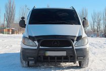 Mercedes Vito W639 2004–2014 Frontbåge XL-WT025 Black (rostfritt stål) foto 2