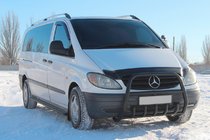 Mercedes Vito W639 2004–2014 Frontbåge XL-WT025 Black (rostfritt stål) foto 1