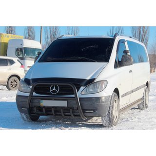 Frontbåge XL-WT025 Black (rostfritt stål) Mercedes Vito W639 2004–2014 foto 3